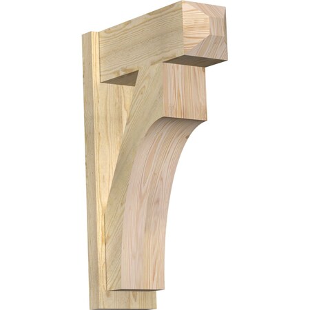Ekena Millwork Westlake Rough Sawn Craftsman Outlooker, Douglas Fir, 8"W x 20"D x 32"H OUT08X20X32WTL04RDF